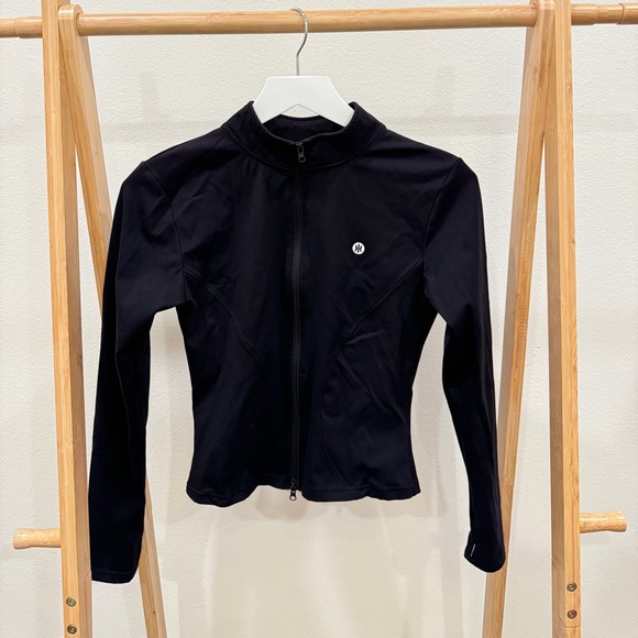 Astoria Activewear LUXE BALANCE Zip Up Jacket - Black - Picture 2 of 8